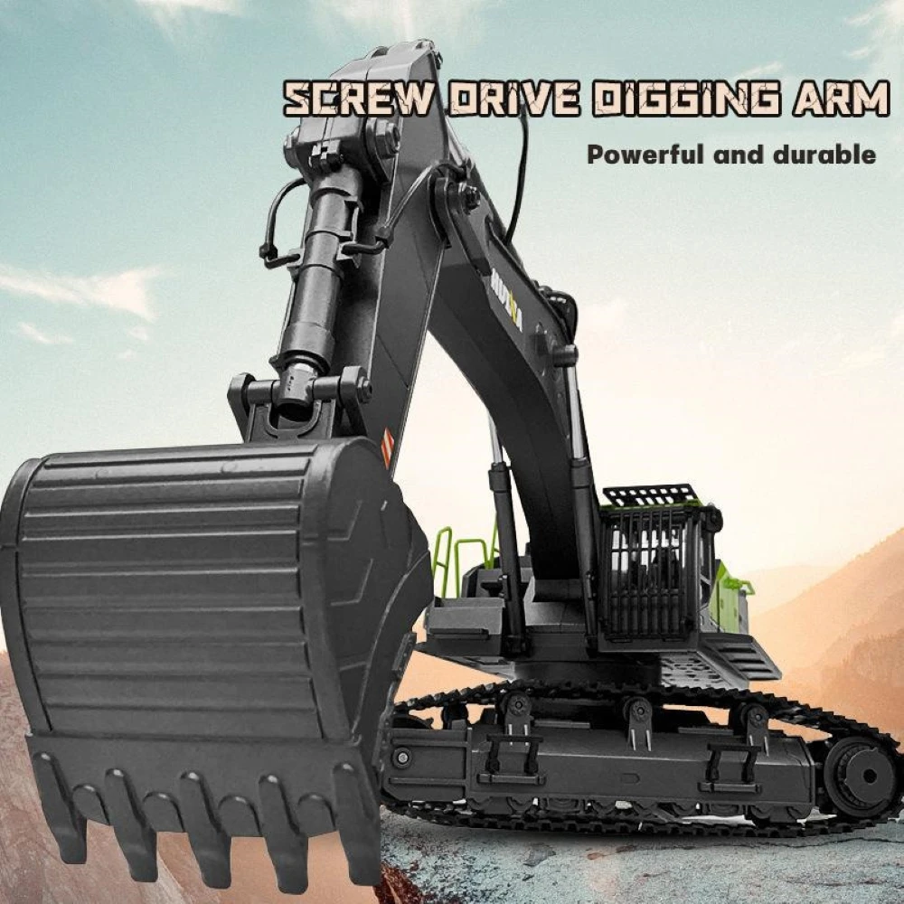 HUINA excavadora control remoto para niños – Juguete de ingeniería - imagen 5