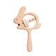 Rabbit wooden circle