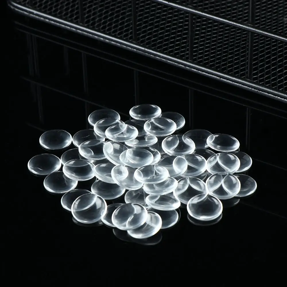 Chip de ojo de cristal para manualidades, varios ángulos