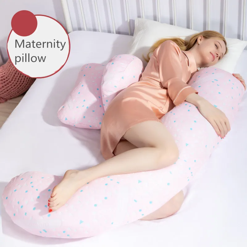 Almohadas de maternidad de alta calidad, almohada lateral para dormir, soporte para la cintura, almohada para el cuerpo en forma de H, almohada para embarazo, almohada de lactancia para madre expectante - imagen 4