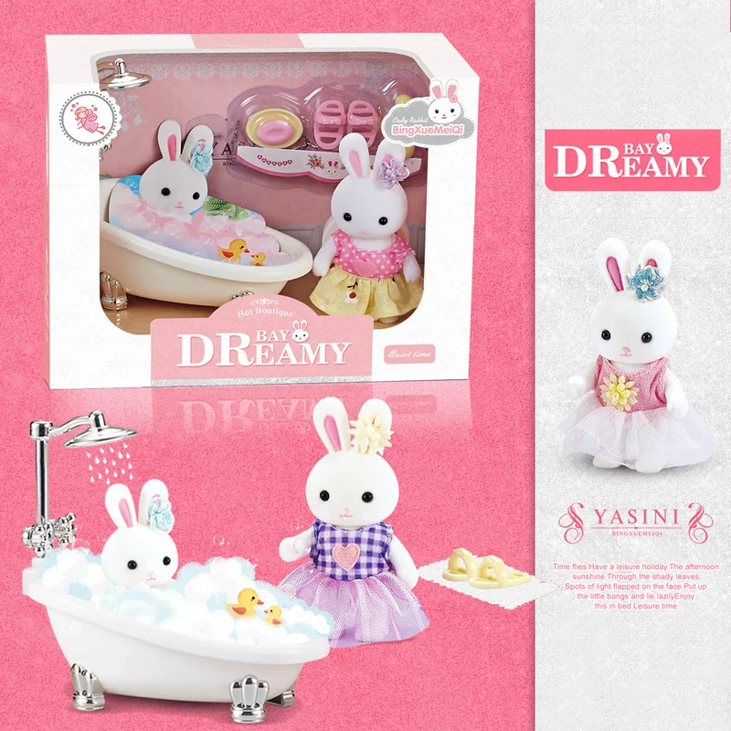 Muebles casa muñecas - Vista principal familia bosque