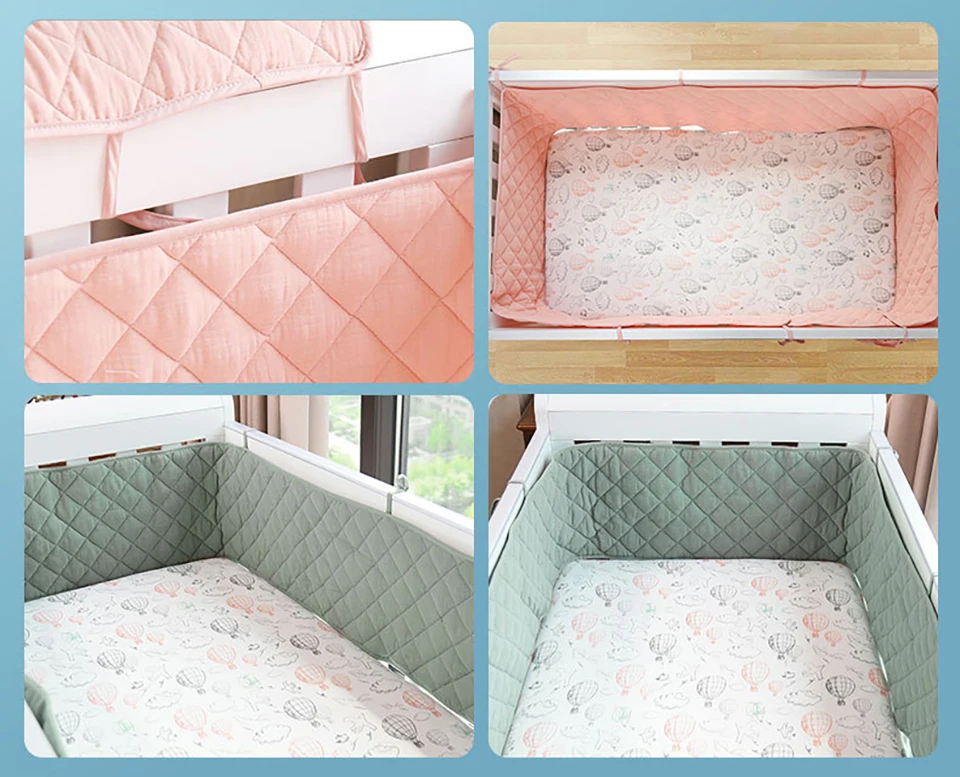 Cojín protección cuna - Detalle relleno poliéster suave