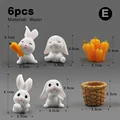 6pcs Rabbit Carrot-E