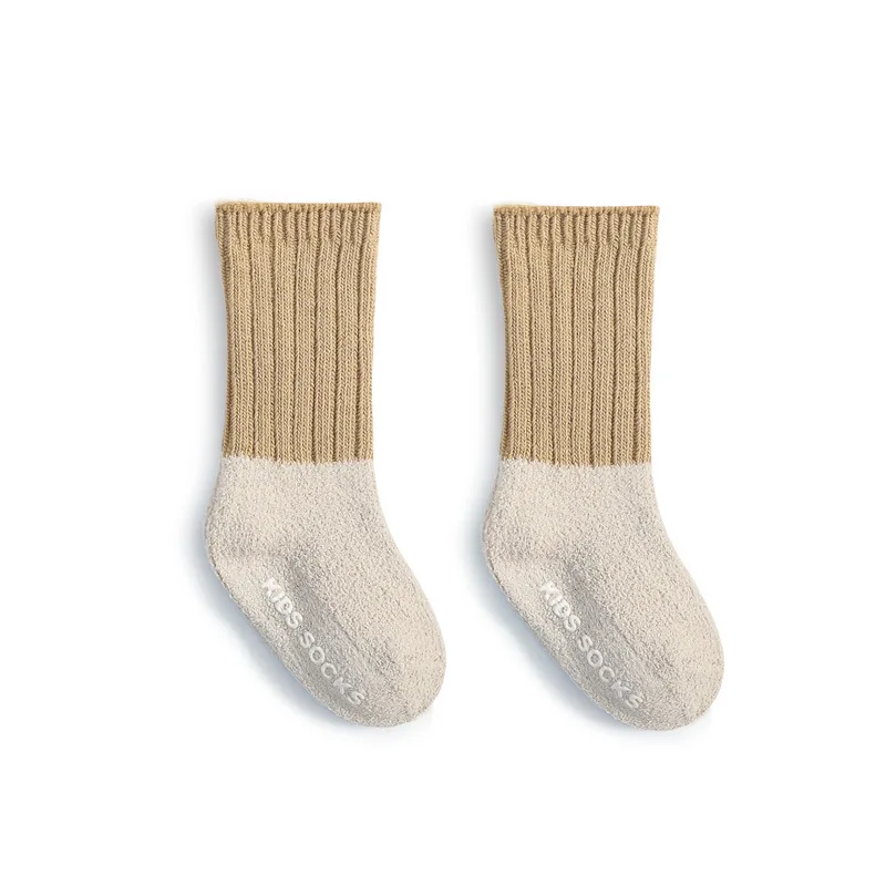 Yellow-Beige Socks