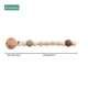 Brown Pacifier Chain