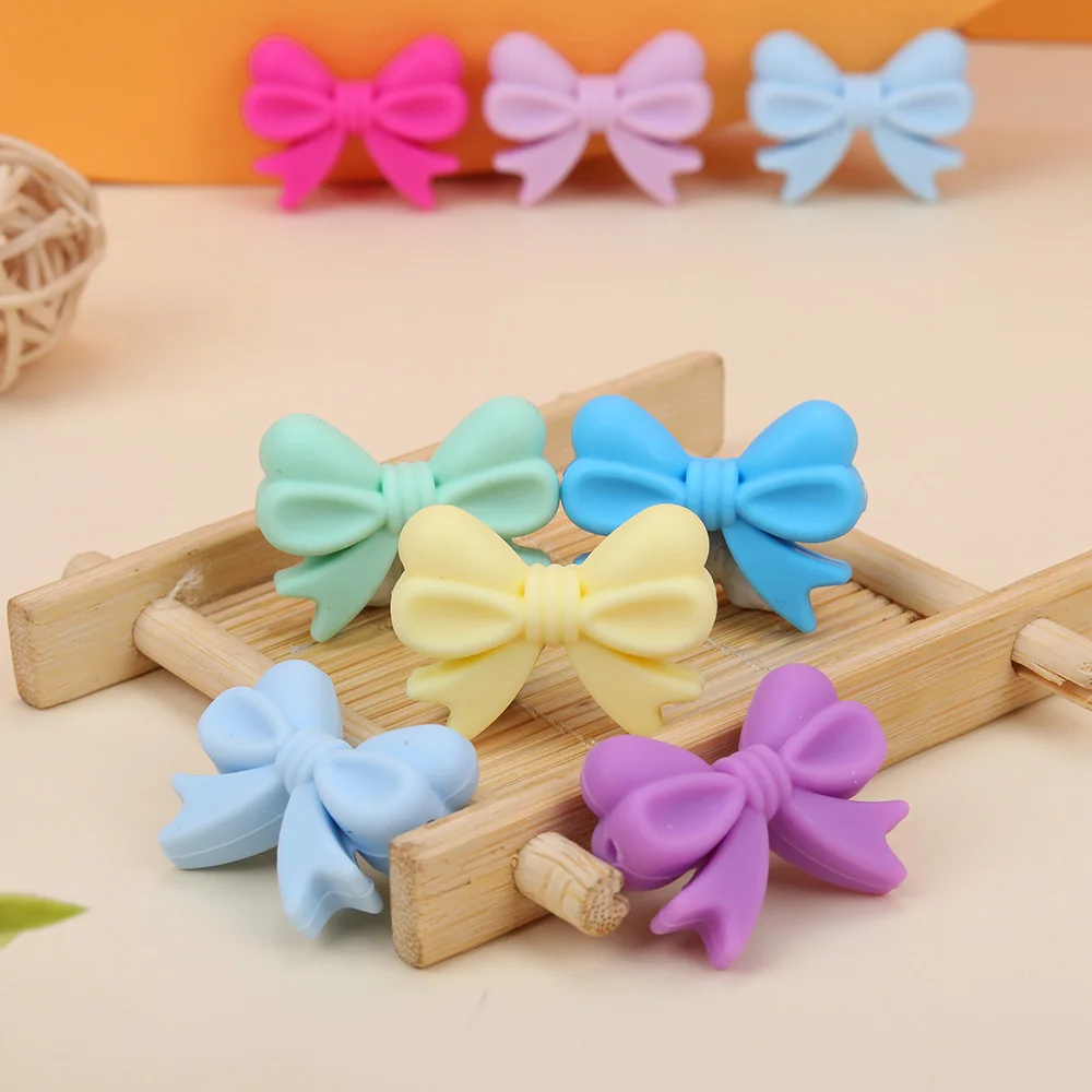 Sunrony, 10 Uds., cuentas de silicona con lazo para fabricación de joyería, DIY, pulsera, collar, pendientes, joyería, accesorios personalizados - imagen 2