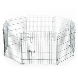 PawHut Parque para Cachorros Valla para Cachorros Animales Rejilla Medidas 63 x 60 CM