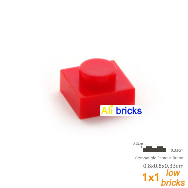100pcs red