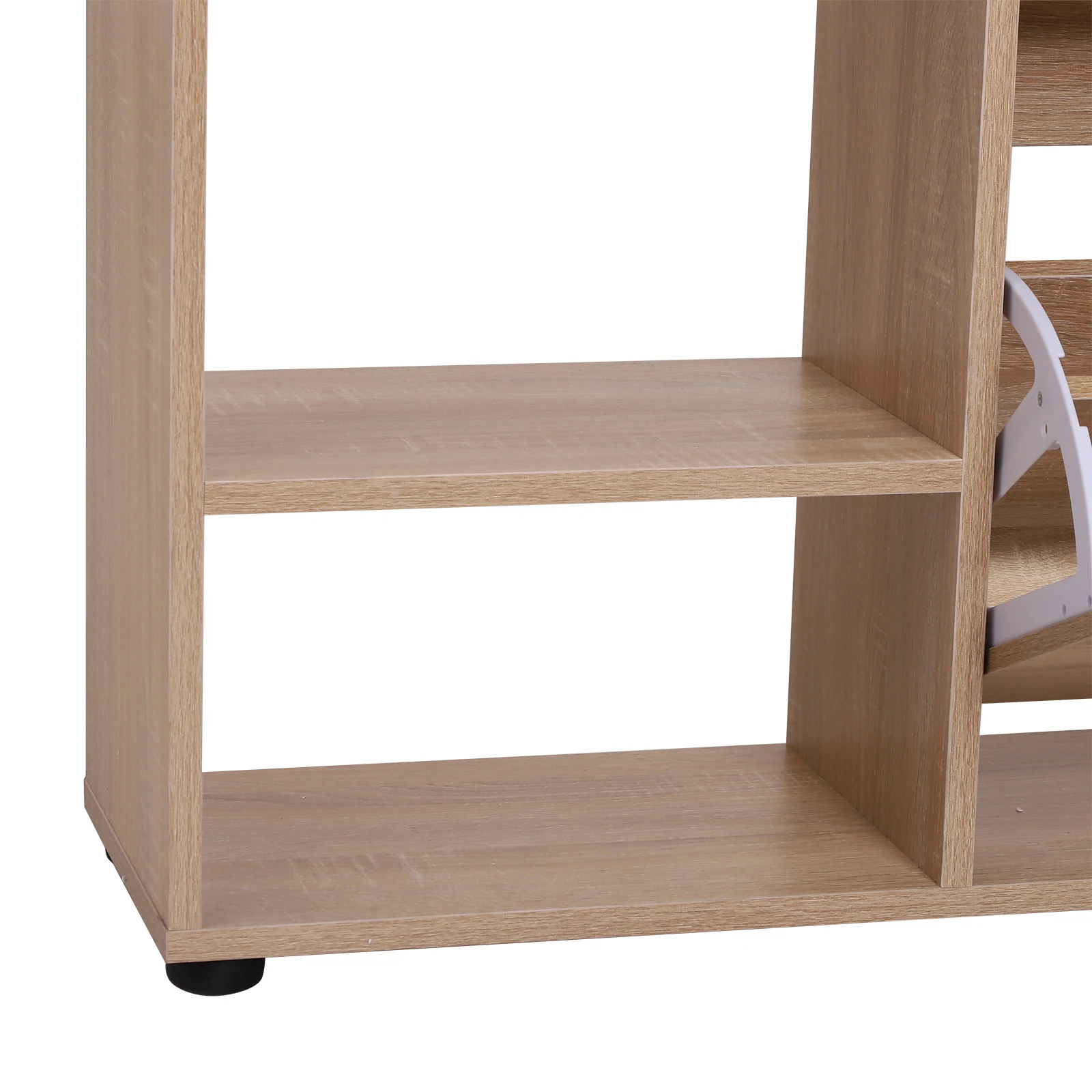 HOMCOM Zapatero de Madera con Estantería y Cubos Armario para Zapatos de Entrada Pasillo Armario Multifuncional de Almacenaje - imagen 5