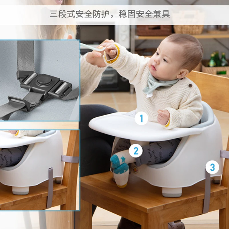 Silla de comer plegable portátil para bebé y niño - imagen 4