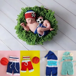 Conjunto ropa fotos bebé recién nacido – Gorro ganchillo