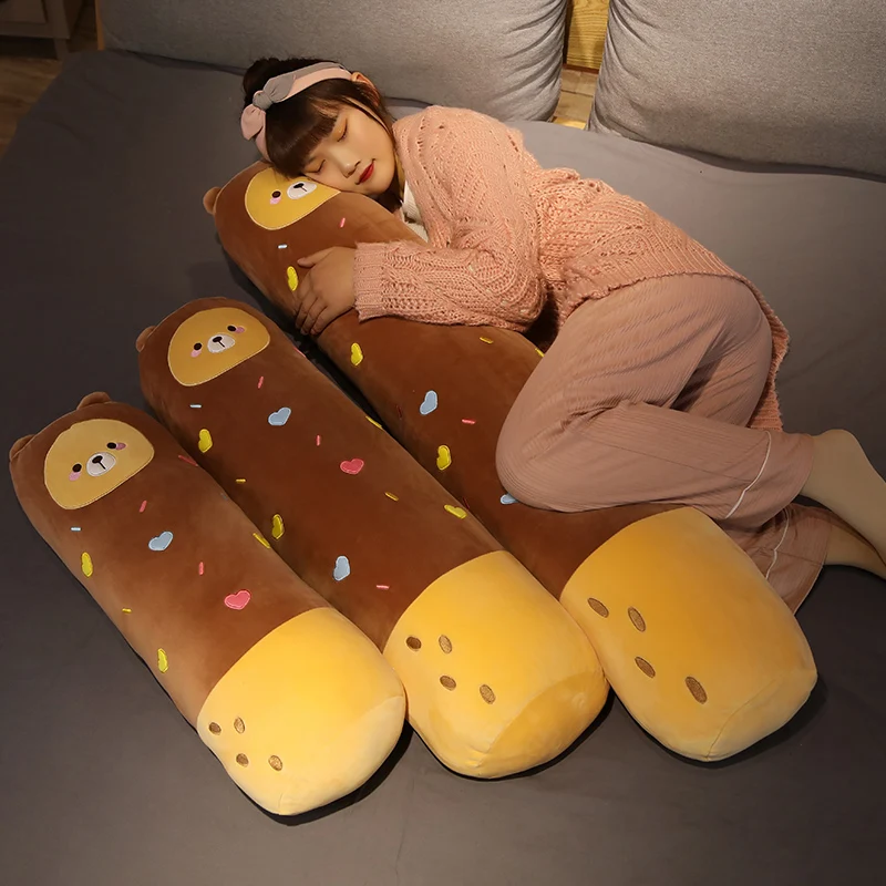 Almohada larga de peluche para niños Kawaii – cojín animal suave - imagen 3