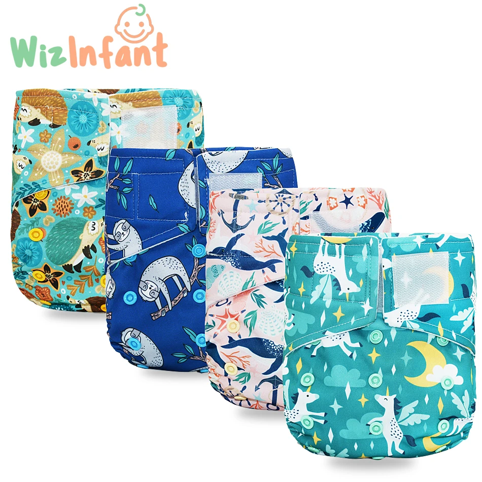 WizInfant Pañal tela bolsillo reutilizable - imagen 4