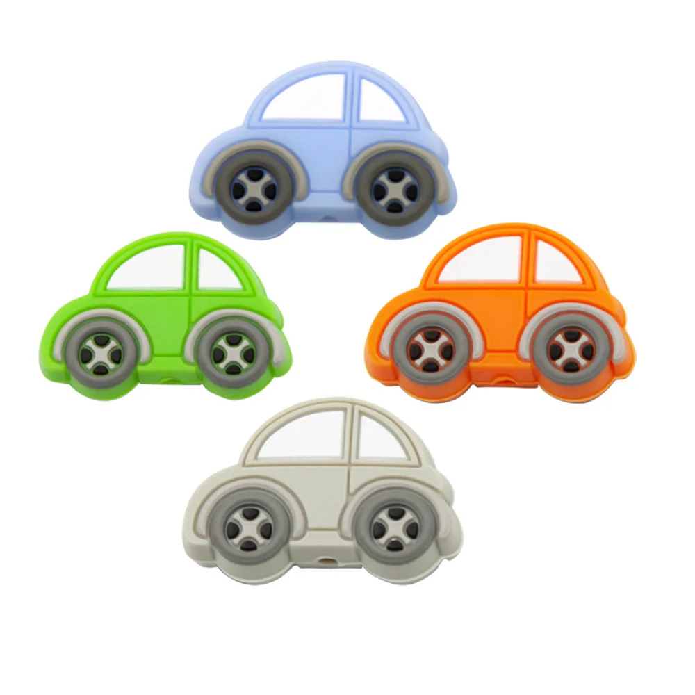 Cadena portachupetes mordedor silicona para coche – Accesorio bebé - imagen 5