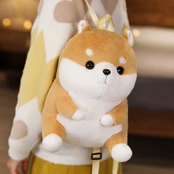 Mochila escolar de felpa Shiba Inu para niños