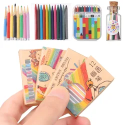 Lápices de colores mini para casa de muñecas – Accesorios creativos para niños