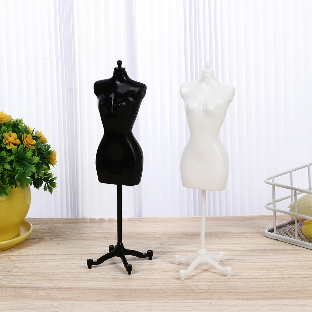 Mini juego de regla de maniquí para casa de muñecas, vestido de noche, simulación de modelo humanoide, accesorios en miniatura, juguetes para niños, 1/12 - imagen 3