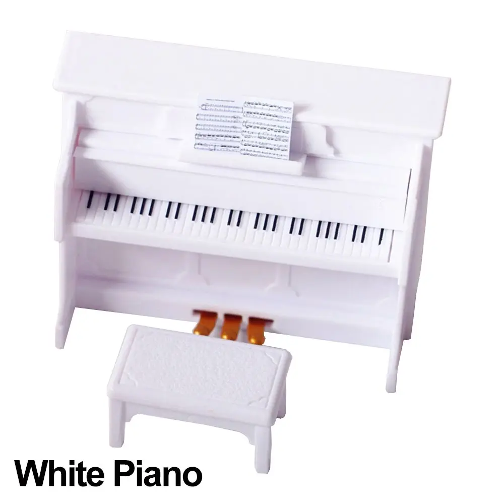 white piano