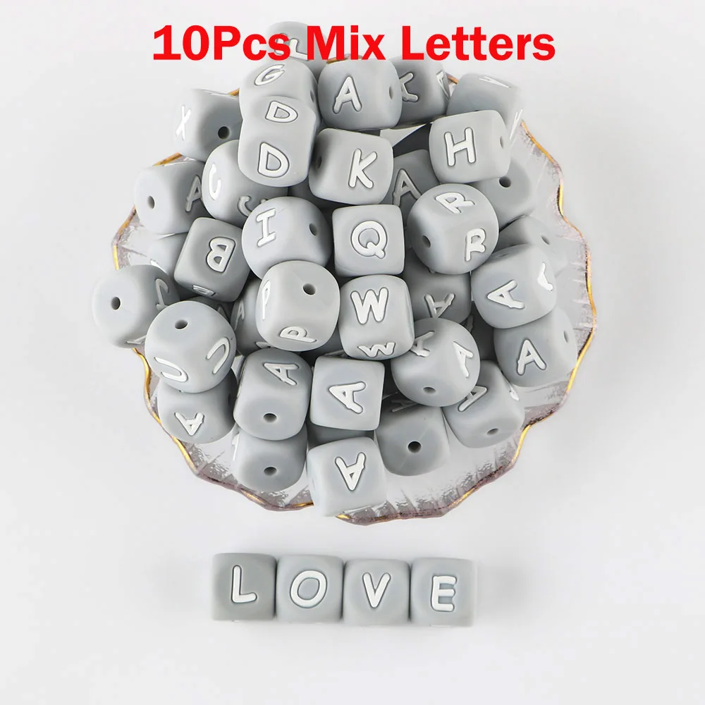 10pcs mix letter