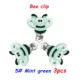 3pcs mint green