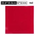 40x40 cm red