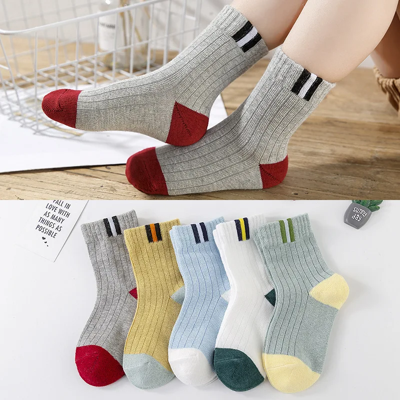 Calcetines de algodón con dibujos de animales para bebés y niñas, medias de malla con diseño 3D, para verano, de 0 a 2 años, 5 par/lote