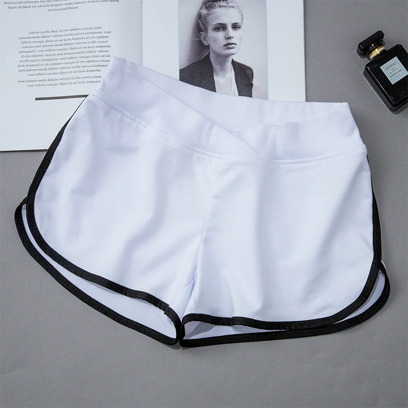 Shorts premamá de cintura alta – Deportivos y cómodos - imagen 4