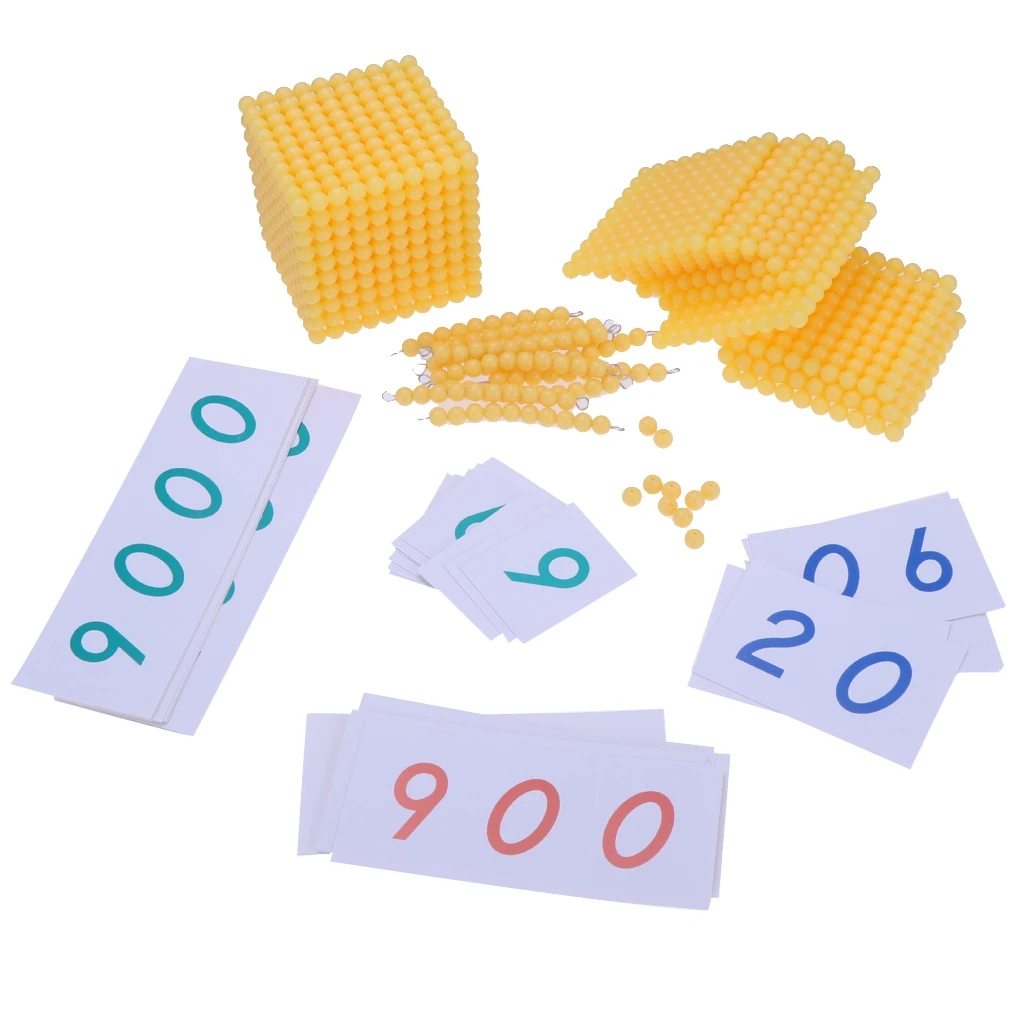 Montessori Mathematics Math Toy Bank Game Kids Early Development Toy for Preschool Teaching
