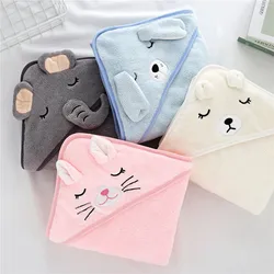 Manta de lana con dibujos animados para bebé recién nacido
