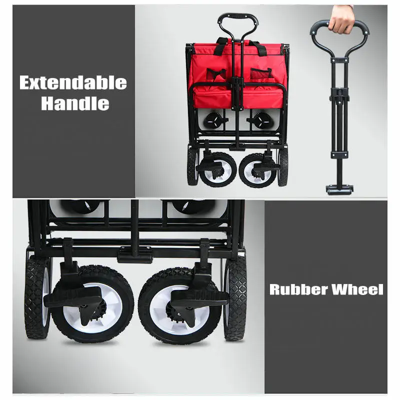 Carrito plegable con bandeja para bebé - Casa y camping - imagen 4