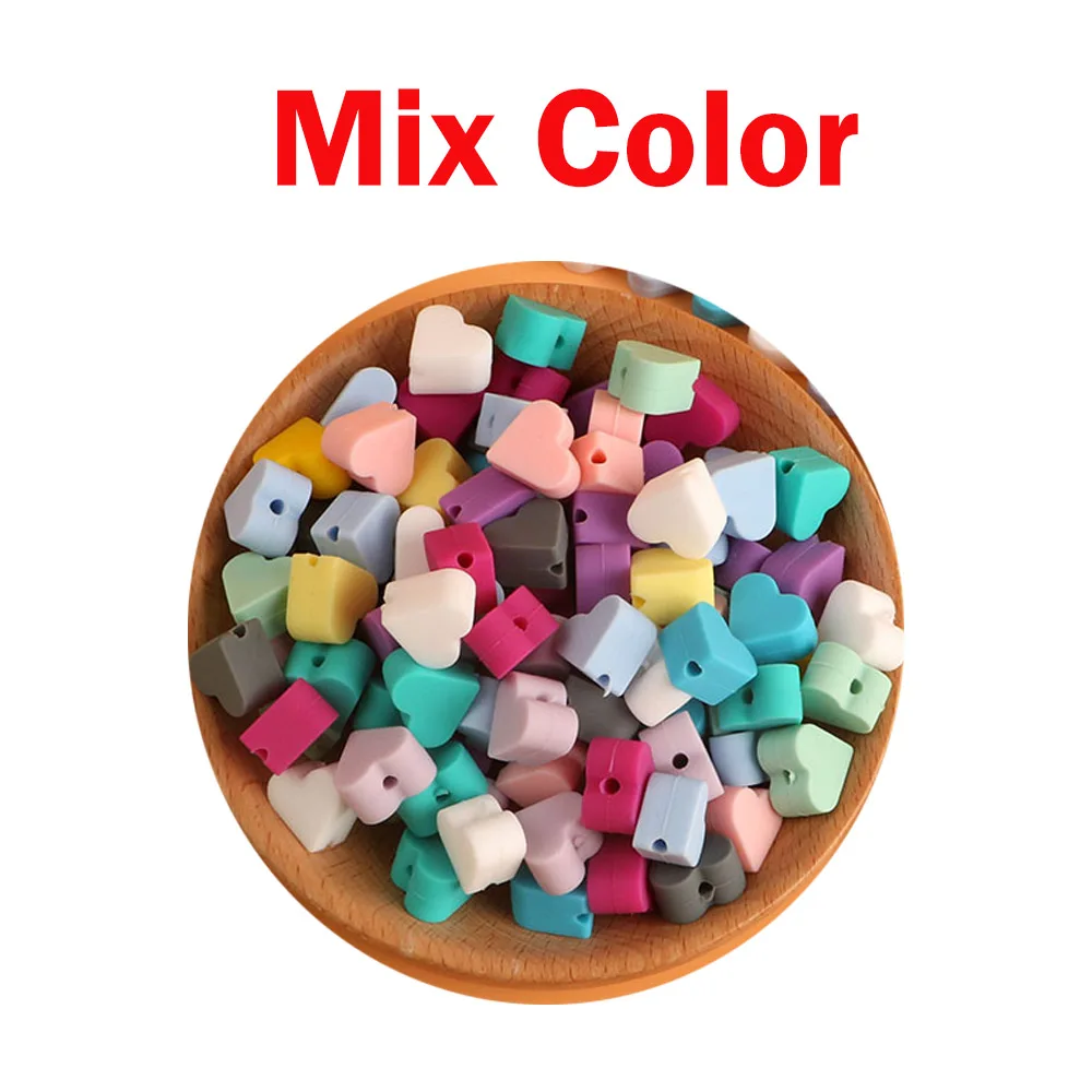 50pcs Heart  Mix