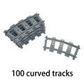 100 curved rails