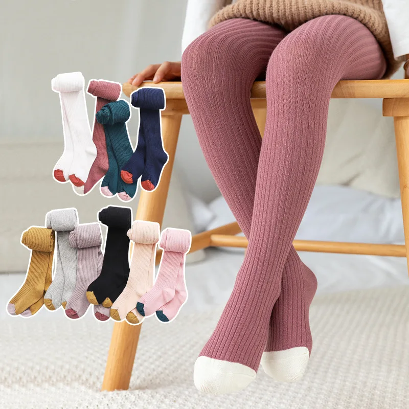 Mallas térmicas para niña – Tejido cálido de otoño e invierno