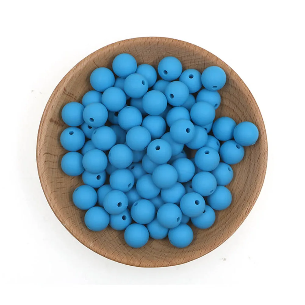 100Pcs aqua blue