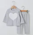 grey melange set