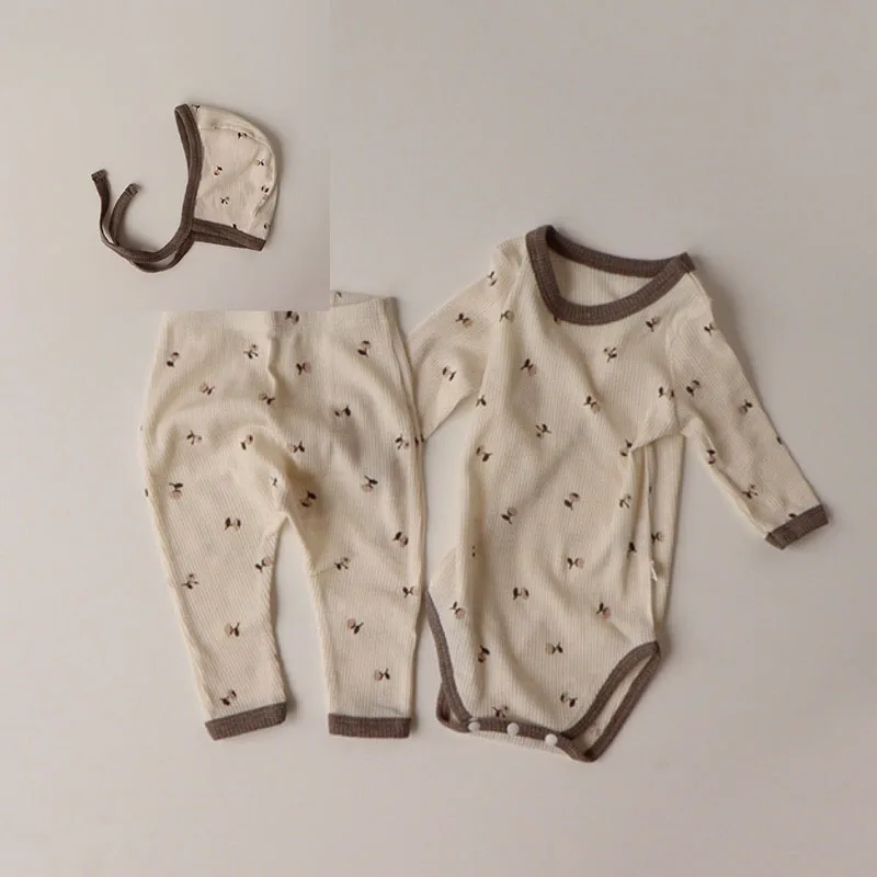 beige bodysuit set