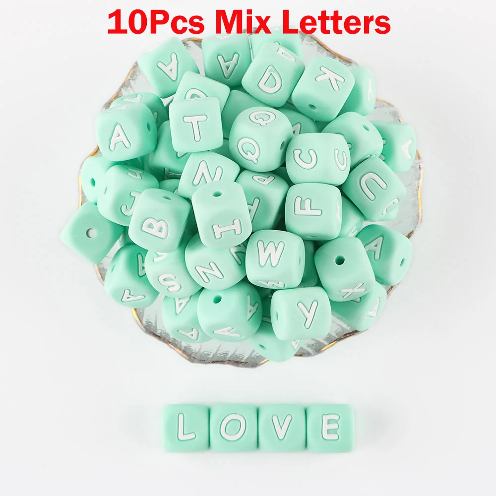 10pcs Mix Letter