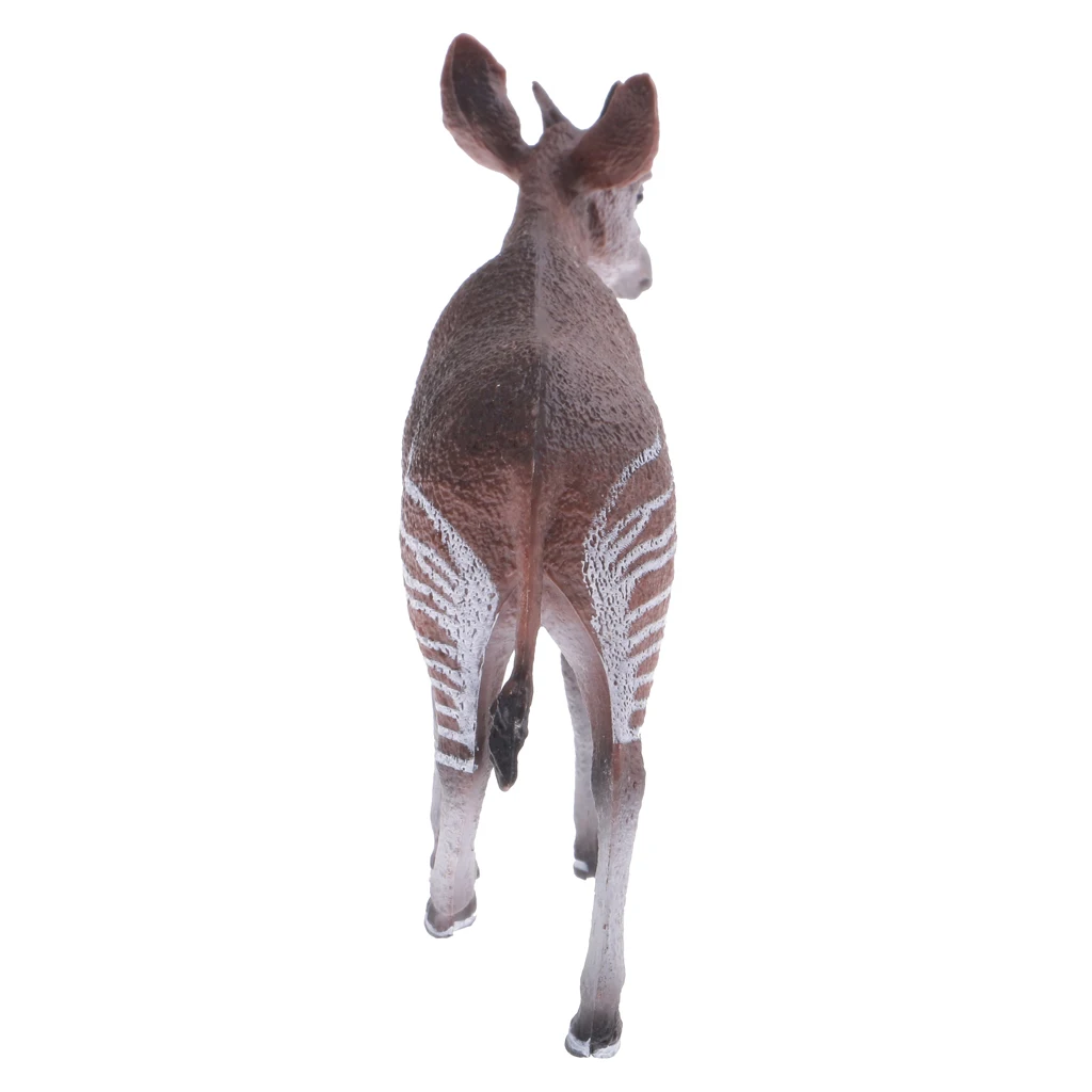 Realistic Okapi Wildlife Animal Figurine Model Action Figure Kids Toy Gift