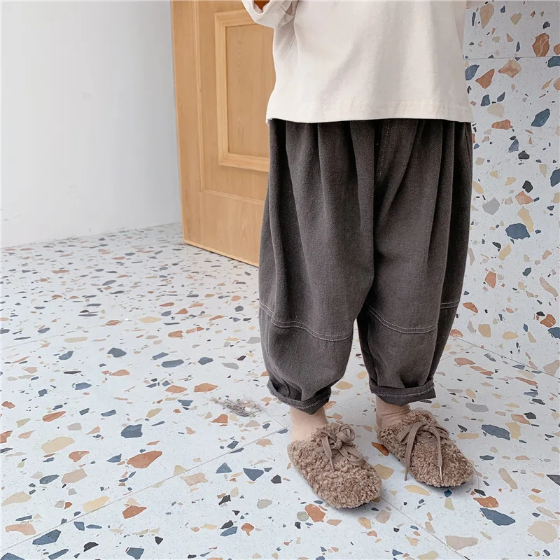 Pantalones bombachos para niños, ropa holgada, estilo corto - imagen 2