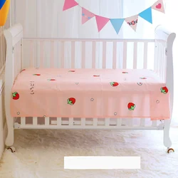 Sábanas de algodón con estampado infantil para cuna de bebé