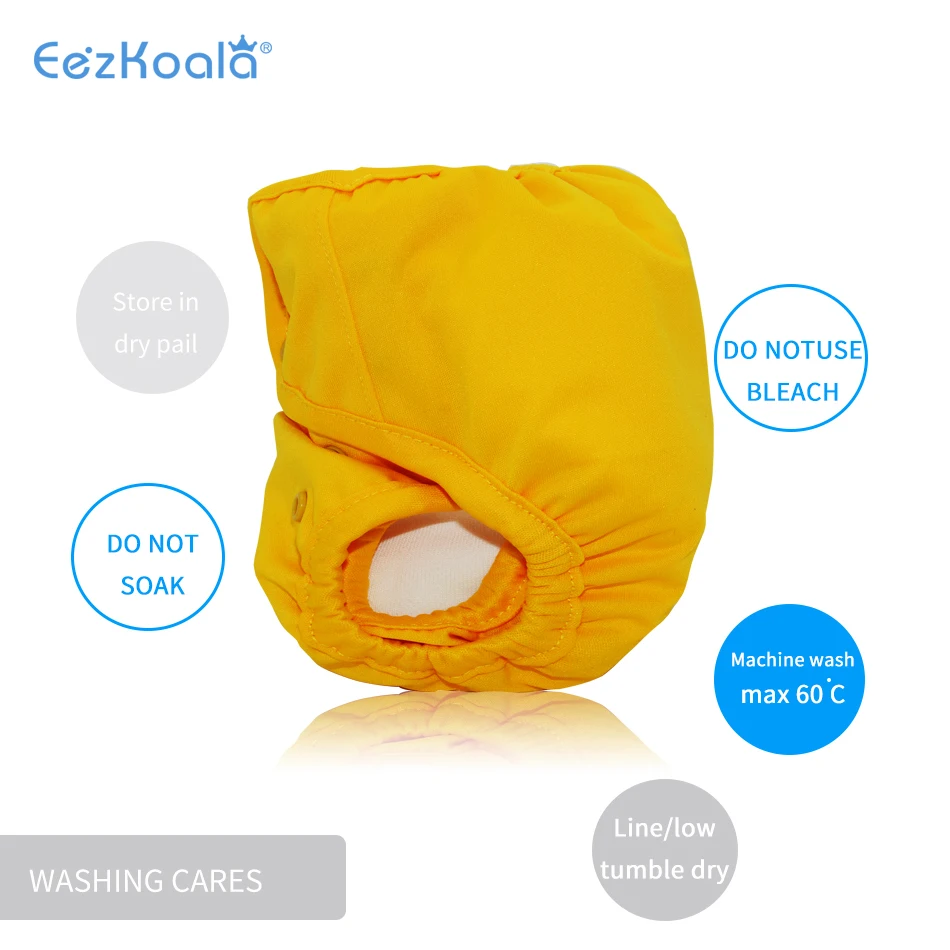 EezKoala Funda de pañal lavable ajustable para bebé - imagen 3