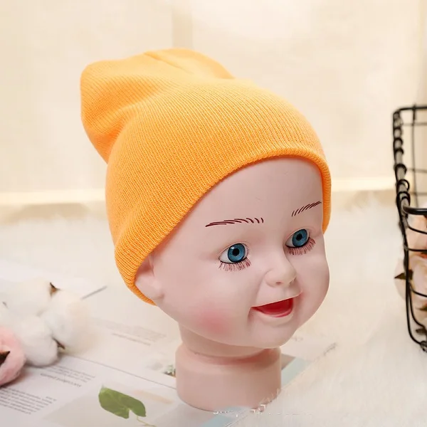 Orange Baby Beanie