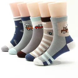 Calcetines de algodón con dibujos animados para niños