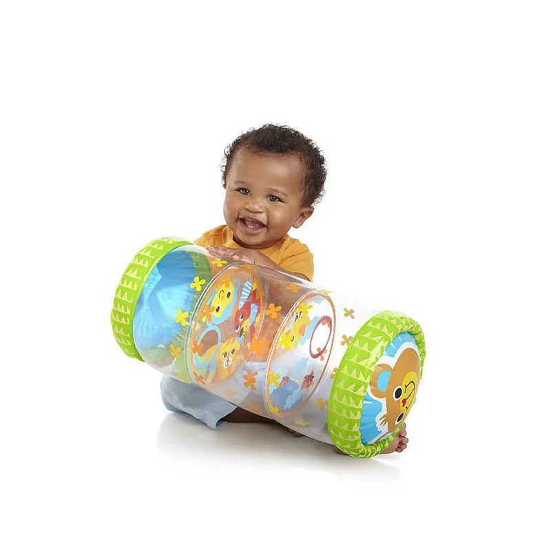 Rodillo inflable con sonajero para bebés - Juguete educativo PVC - imagen 3
