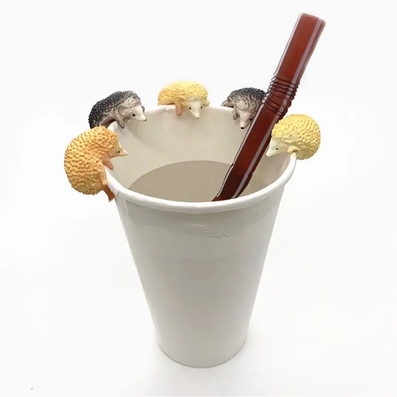 Mini juguetes sorpresa en cápsula con figuras de erizo para niños