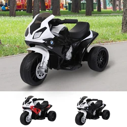 HOMCOM Moto Electrica BMW Triciclo Trimoto 6V Motobicicleta Infantil para Ninos 18-36 Meses con Luces y Musica 66x37x44cm