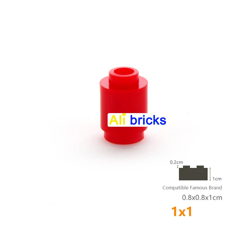 50pcs red