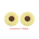 50Pcs Cream Yellow