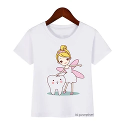 Camiseta dentista para niños – Estampado kawaii original