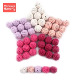 Cuentas de madera para niños – Collares y pulseras de ganchillo